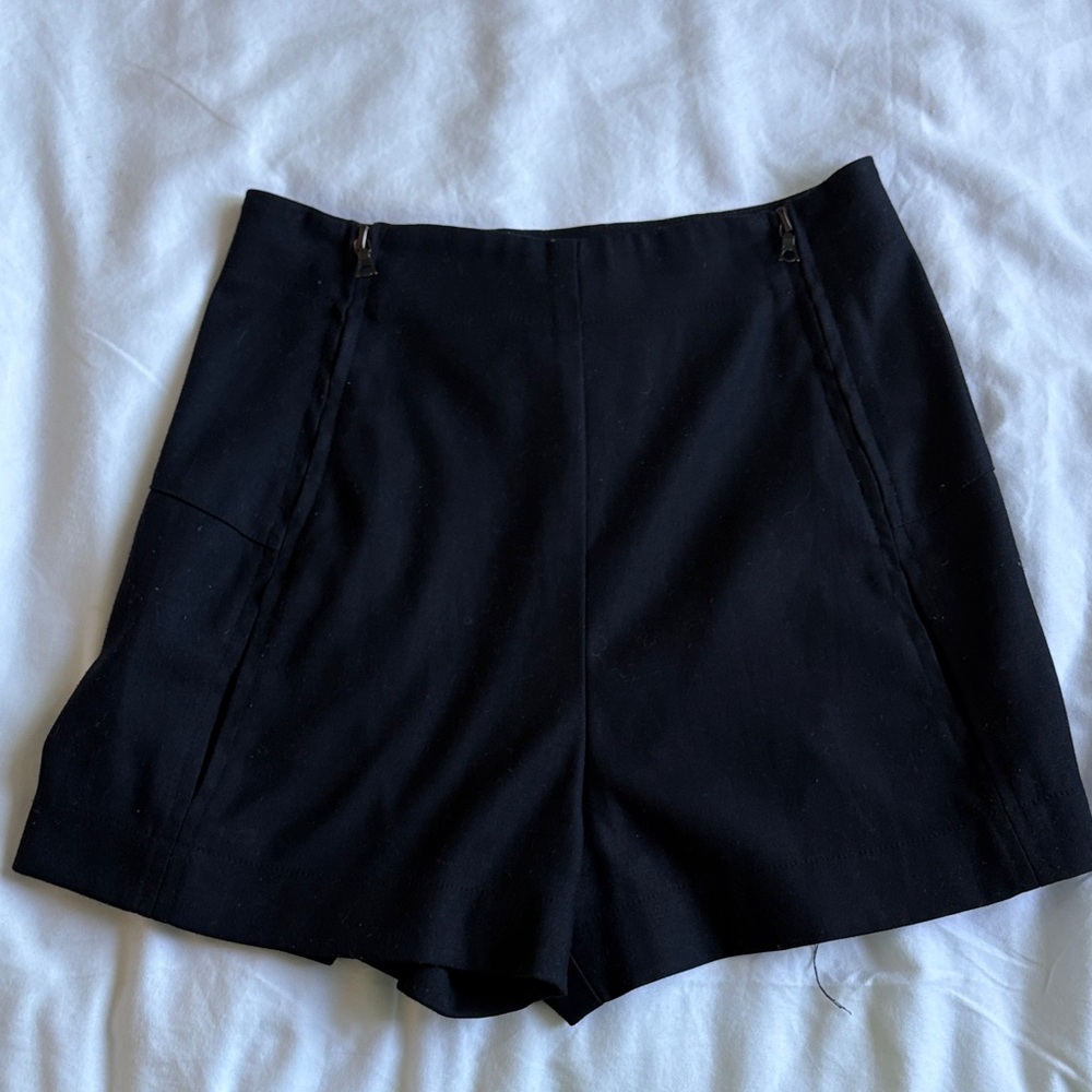 Malia Mills 100% wool black chic High Waist Women's Shorts